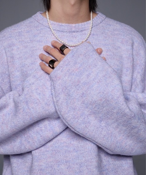 「ADRER」 長袖ニット X-SMALL グレー メンズ_画像5