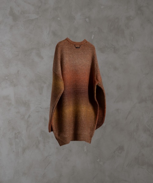 「ADRER」 長袖ニット X-SMALL グレー メンズ_画像9