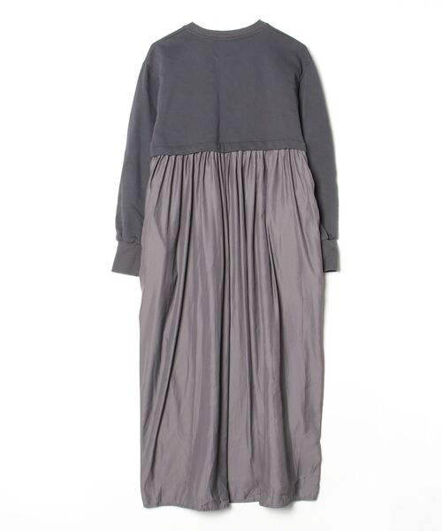 「CONVERSE TOKYO」 長袖ワンピース - グレー レディース_画像2