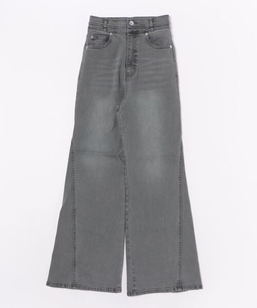 「SNIDEL」 デニムパンツ 0 グレー レディース_画像2