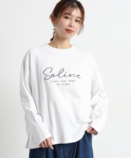 tシャツ 「natural by clip」アソートプリントロングTシャツ2 レディース | studio CLIP