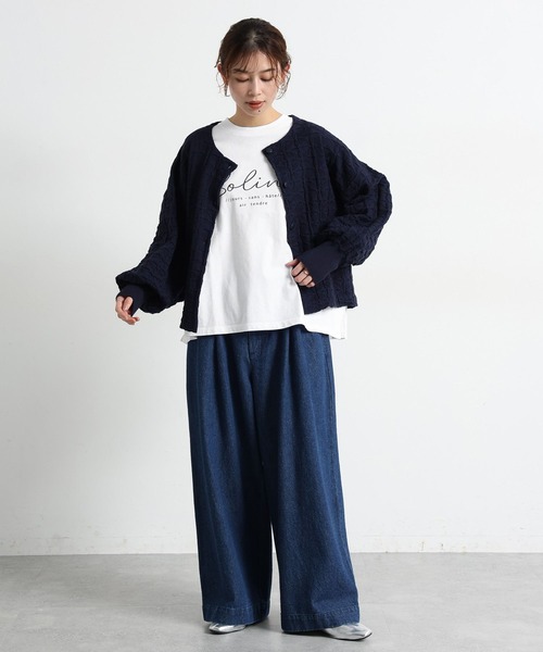 tシャツ 「natural by clip」アソートプリントロングTシャツ2 レディース | studio CLIP | 08