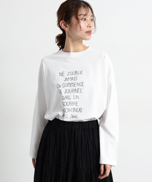 tシャツ 「natural by clip」アソートプリントロングTシャツ2 レディース | studio CLIP | 10