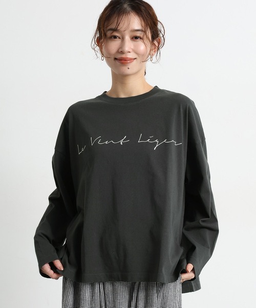 tシャツ 「natural by clip」アソートプリントロングTシャツ2 レディース | studio CLIP | 13