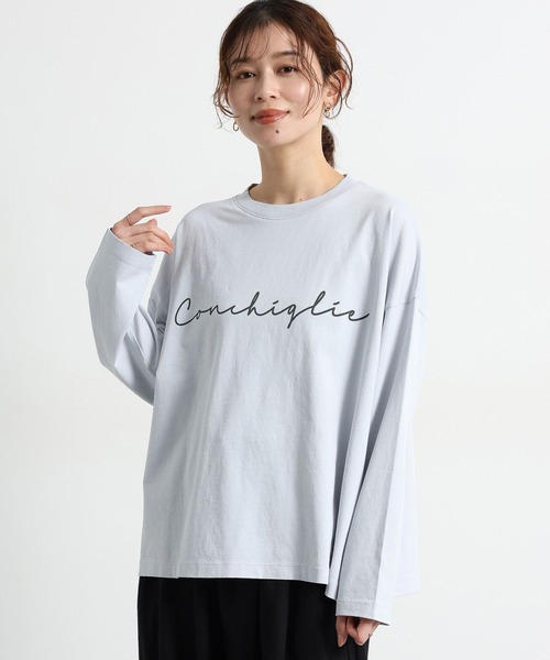 tシャツ 「natural by clip」アソートプリントロングTシャツ2 レディース | studio CLIP | 18