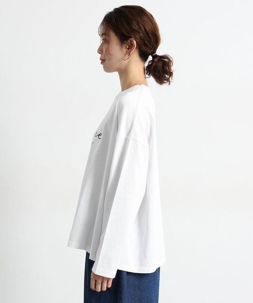 tシャツ 「natural by clip」アソートプリントロングTシャツ2 レディース | studio CLIP | 22