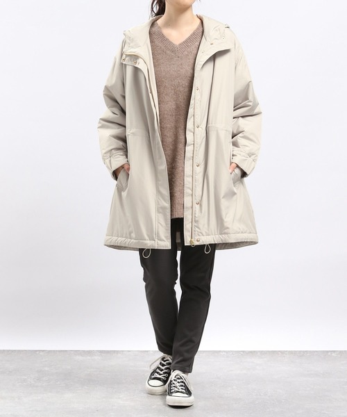 「GLOBAL WORK Smile Seed Store」 コート LARGE アイボリー レディース_画像2