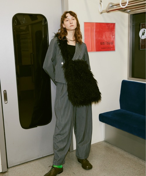 「un/neu」 ショルダーバッグ FREE ブラック レディース_画像4