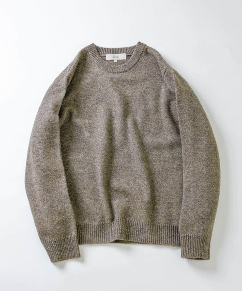 「URBAN RESEARCH ROSSO MEN」 長袖ニット LARGE ベージュ メンズ_画像5