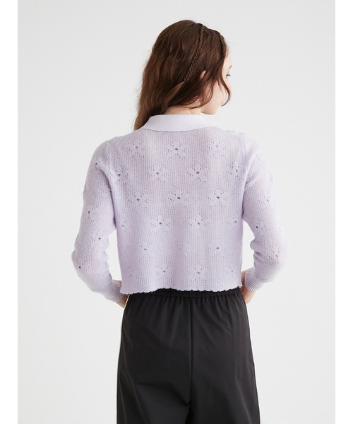 「FURFUR」 カーディガン FREE ラベンダー レディース_画像2