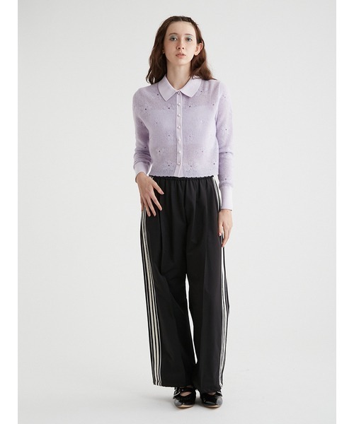 「FURFUR」 カーディガン FREE ラベンダー レディース_画像4