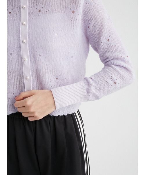 「FURFUR」 カーディガン FREE ラベンダー レディース_画像8