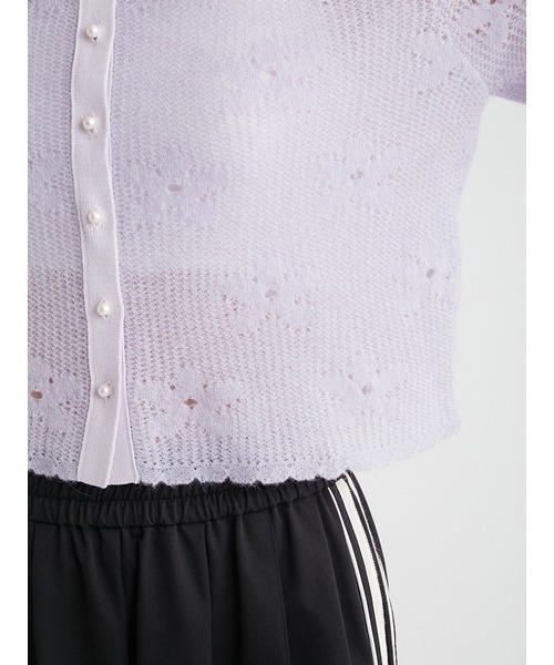 「FURFUR」 カーディガン FREE ラベンダー レディース_画像9