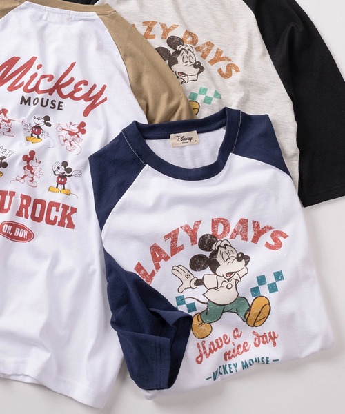 Disney（ディズニー） tシャツ 「71」「Disney/ディズニー」ミッキー