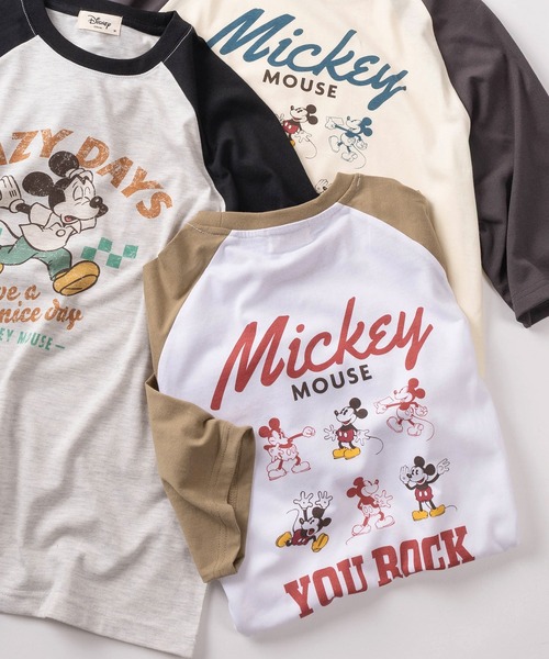 Disney（ディズニー） tシャツ 「71」「Disney/ディズニー」ミッキー