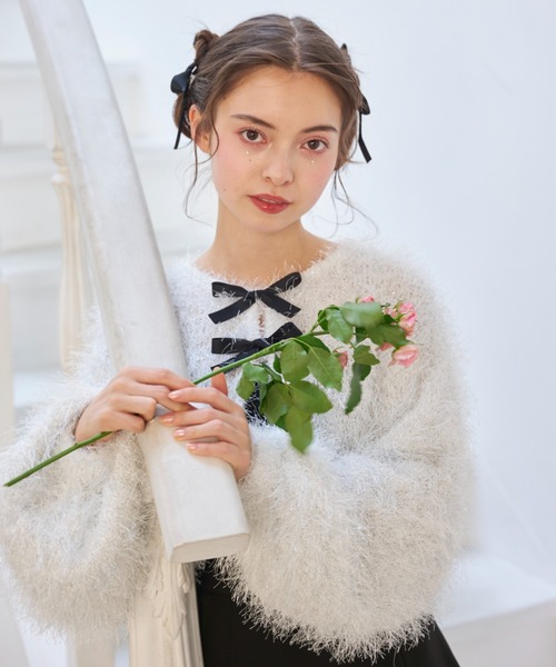 elin ニットボレロ　新品未使用タグ付き Elin ニット ボレロ タグつき 【公式通販】