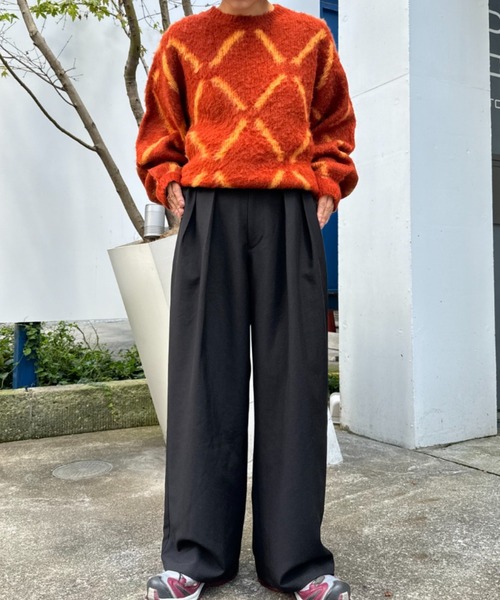 「CIAOPANIC TYPY」 長袖ニット LARGE カーキ メンズ_画像9