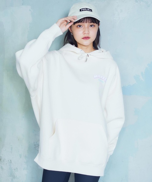 「MILKFED.」 プルオーバーパーカー ONE SIZE ブラック レディース_画像6