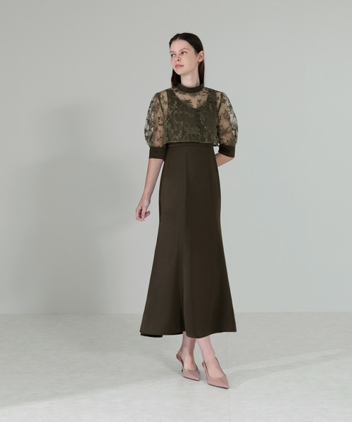「Leja」 コンビワンピース SMALL グリーン レディース_画像8