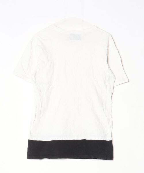 「NUMBER (N)INE DENIM」 半袖Tシャツ L ホワイト メンズ_画像2