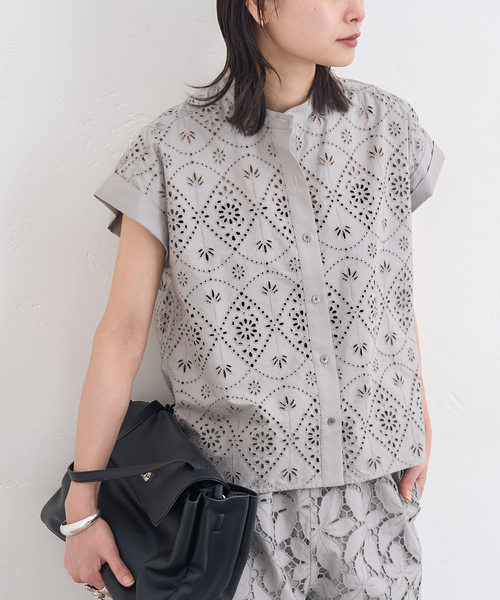 TICCA（ティッカ） ブラウス シャツ 別注「TICCA / ティッカ」 レース