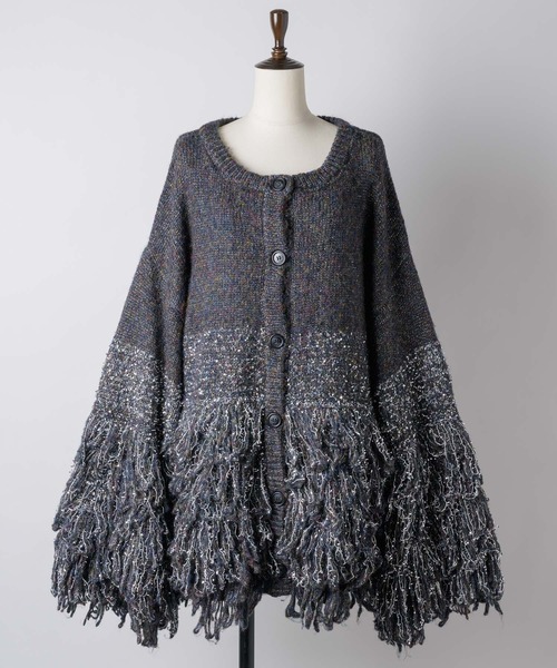 「J1U by LA BELLE ETUDE」 カーディガン FREE ピンク レディース_画像2