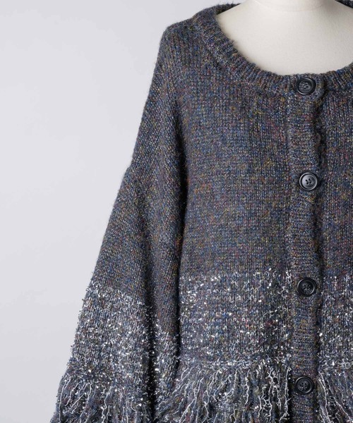 「J1U by LA BELLE ETUDE」 カーディガン FREE ピンク レディース_画像6