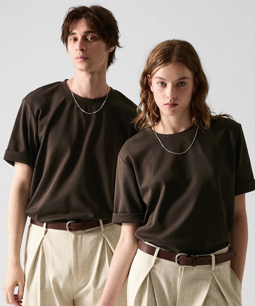 CLEL（クレイル） tシャツ 「CLEL」Giza Cotton Crew Neck Short