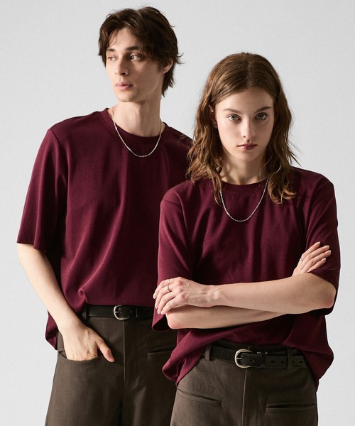 CLEL（クレイル） tシャツ 速乾 「CLEL」Giza Cotton Crew Neck Short