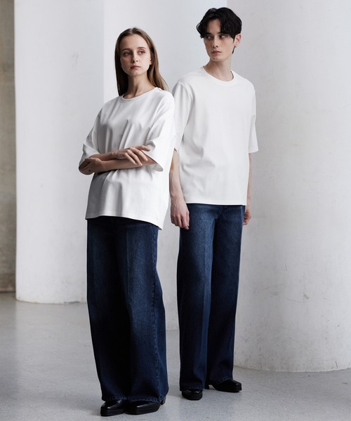 CLEL（クレイル） tシャツ 「CLEL」Giza Cotton Basic Short Sleeve T