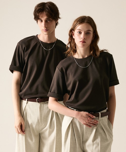 CLEL（クレイル） tシャツ 「CLEL」Giza Cotton Crew Neck Short