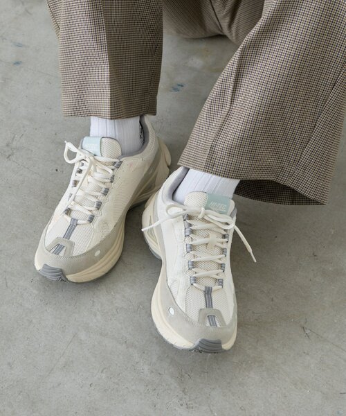 「HI-TEC」 ローカットスニーカー 25cm グレー メンズ_画像2