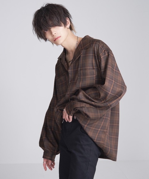 「ADRER」 長袖シャツ SMALL ブラック メンズ_画像3