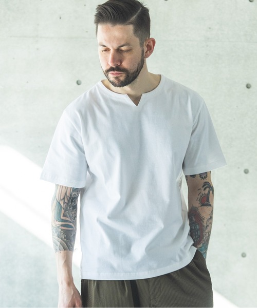 MR.OLIVE（ミスターオリーブ） tシャツ COOL TOUCH COTTON / KEY NECK
