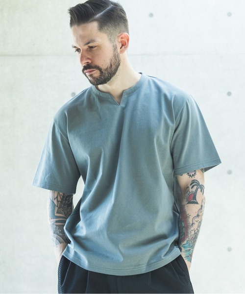 MR.OLIVE（ミスターオリーブ） tシャツ COOL TOUCH COTTON / KEY NECK
