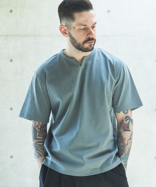 MR.OLIVE（ミスターオリーブ） tシャツ COOL TOUCH COTTON / KEY NECK