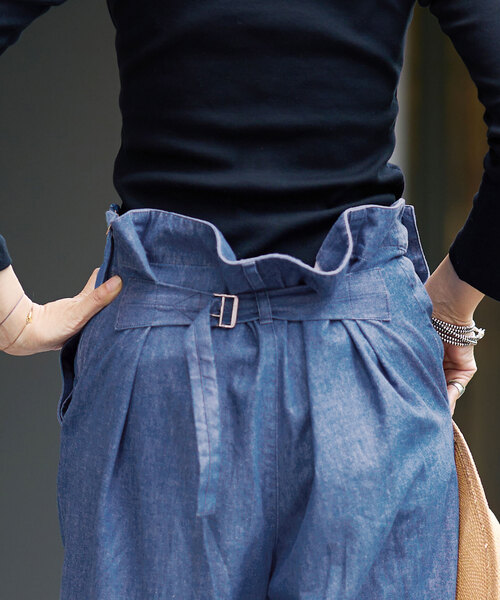 「IENA LA BOUCLE」 デニムパンツ 34 ブルー レディース_画像9