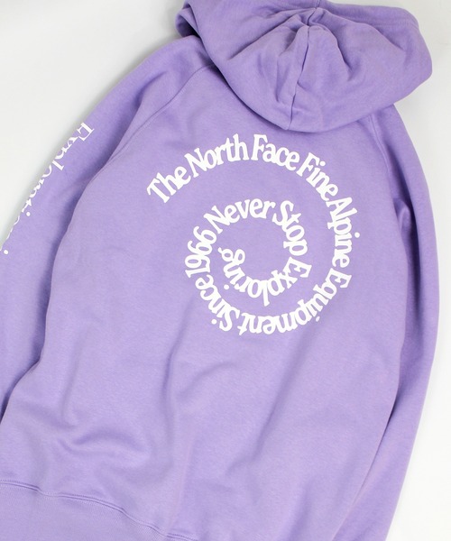 「THE NORTH FACE」 プルオーバーパーカー X-SMALL ライラック レディースの画像