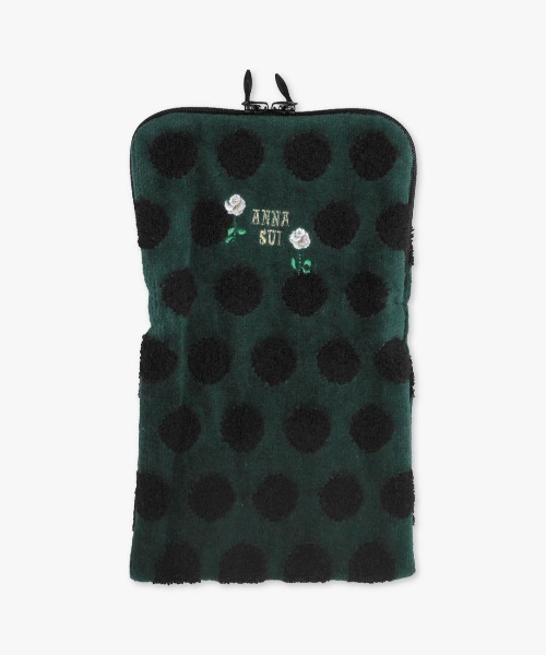 ANNA SUI（アナスイ） ハンカチ ローズドット ファスナー付きタオル