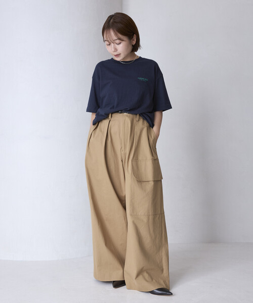 AMERICANA（アメリカーナ） tシャツ 別注 丸胴 ラフィー天竺 ロゴ