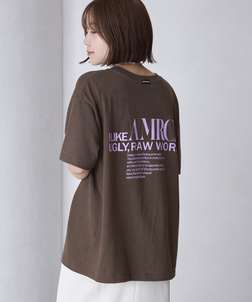 AMERICANA（アメリカーナ） tシャツ 別注 丸胴 ラフィー天竺 ロゴ