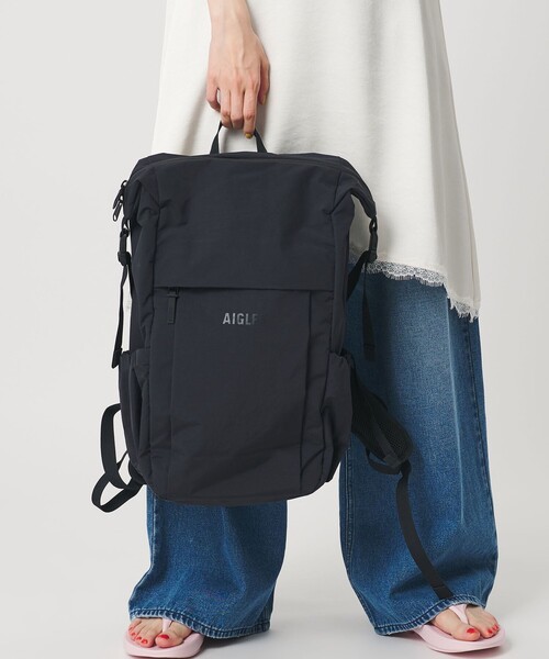 デイバック リュック 「AIGLE」ナイロン バックパック レディースの画像