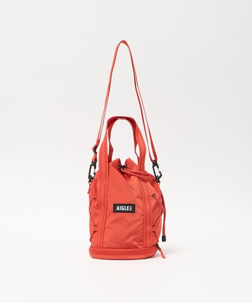 ショルダーバッグ バッグ 「AIGLE」コンパクト 2WAY ドロストバッグ レディースの画像