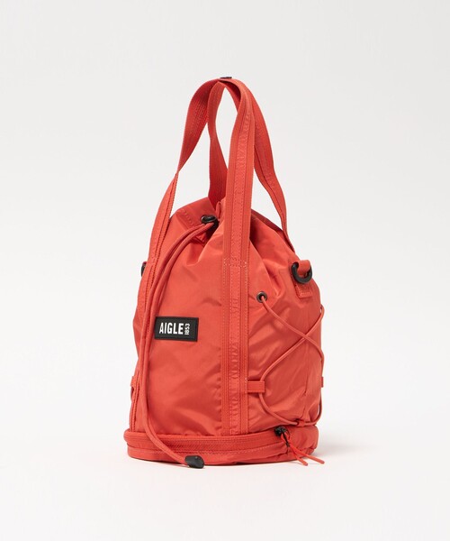 ショルダーバッグ バッグ 「AIGLE」コンパクト 2WAY ドロストバッグ レディースの画像