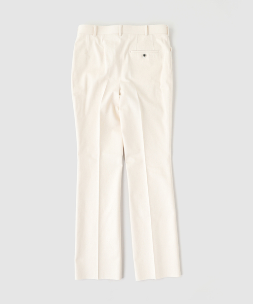 スラックス Fumiya Hirano(フミヤヒラノ)  Carnaby Ecru Trousers メンズ レディースの画像