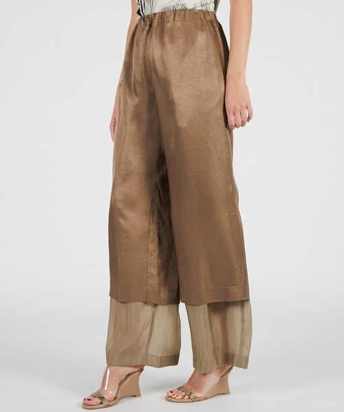 パンツ 「2026Summer Pre-Order」ダブルレイヤーシアーパンツ / Double Layer Sheer Pants レディース_11