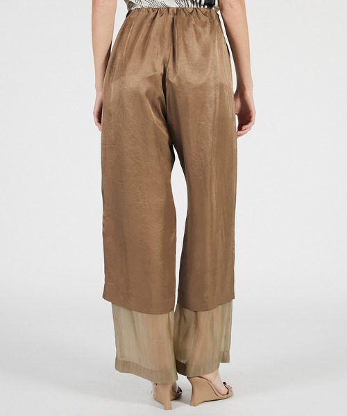 パンツ 「2026Summer Pre-Order」ダブルレイヤーシアーパンツ / Double Layer Sheer Pants レディース_12