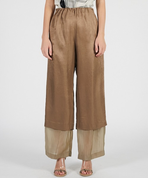 パンツ 「2026Summer Pre-Order」ダブルレイヤーシアーパンツ / Double Layer Sheer Pants レディース_6