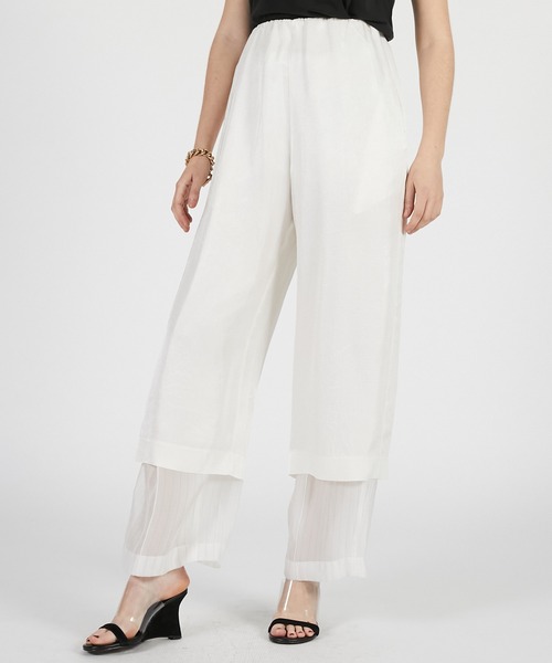 パンツ 「2026Summer Pre-Order」ダブルレイヤーシアーパンツ / Double Layer Sheer Pants レディース_8
