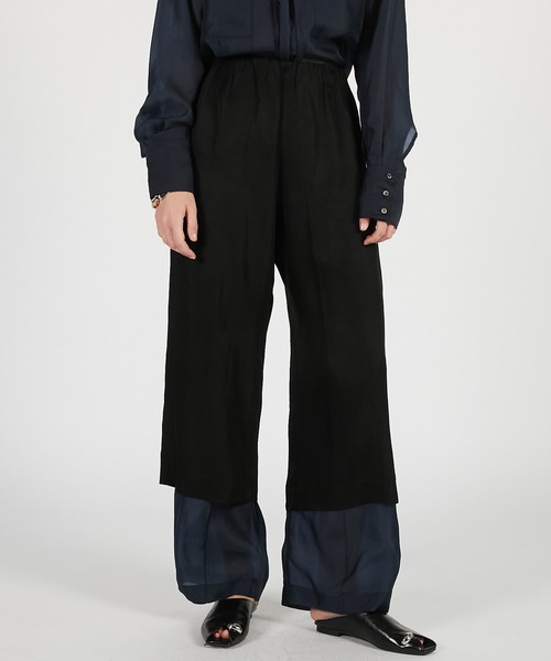 パンツ 「2026Summer Pre-Order」ダブルレイヤーシアーパンツ / Double Layer Sheer Pants レディース_5